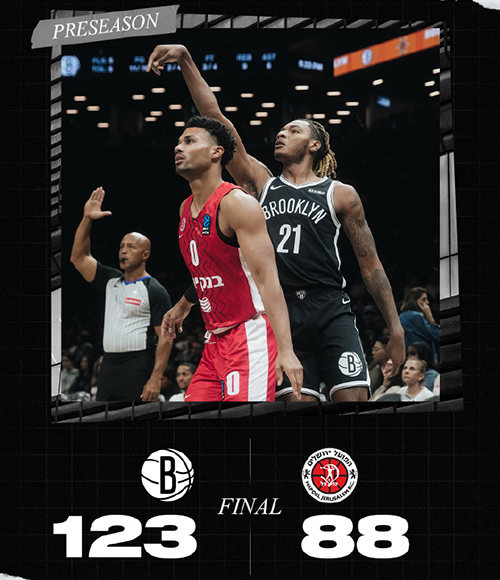 耶路撒冷夏普尔vs篮网 全场录像及集锦