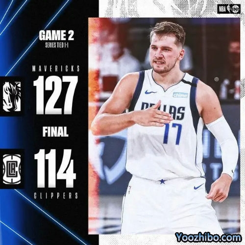 <a href=/lanqiujingsai/mavericks/ target=_blank class=infotextkey>独行侠</a>击沉<a href=/lanqiujingsai/clippers/ target=_blank class=infotextkey>快船</a>大比分扳1-1平!