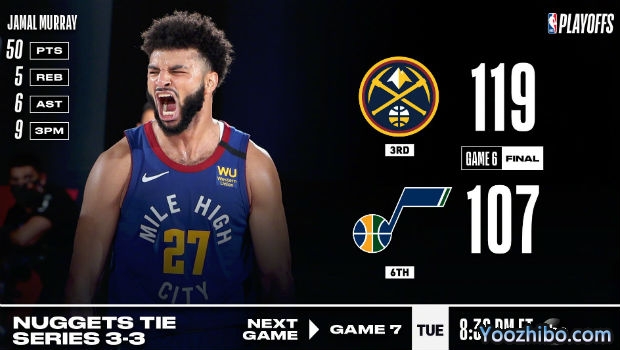 <a href=/lanqiujingsai/nuggets/ target=_blank class=infotextkey>掘金</a>刺穿<a href=/lanqiujingsai/jazz/ target=_blank class=infotextkey>爵士</a>大比分拖入抢七！