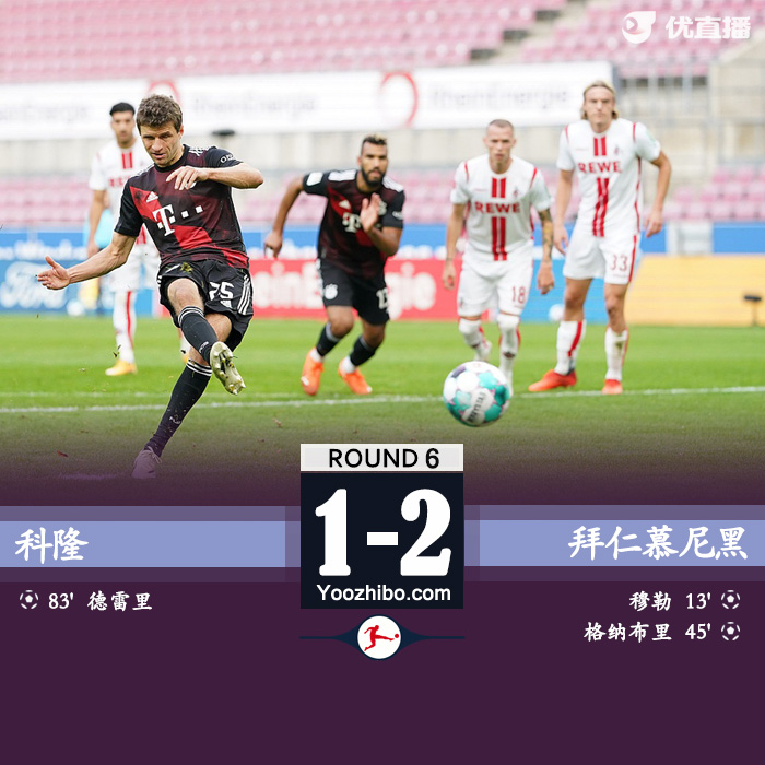 <a href=/zuqiujingsai/bayern/ target=_blank class=infotextkey>拜仁</a>慕尼黑2-1科隆