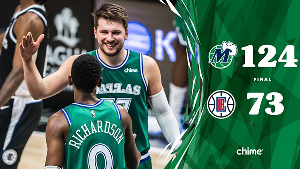 <a href=/lanqiujingsai/mavericks/ target=_blank class=infotextkey>独行侠</a>124-73大胜<a href=/lanqiujingsai/clippers/ target=_blank class=infotextkey>快船</a>队