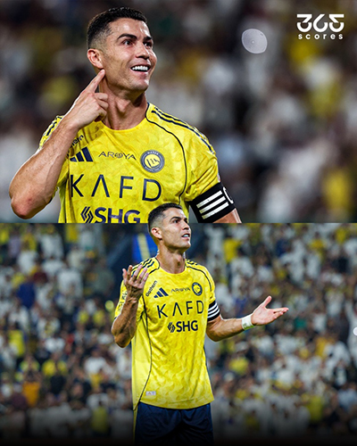 梅罗对决再上演！C罗进球后手势回应球迷高呼<a href=/suoyouqiuxing/zuqiujingsai/119.html target=_blank class=infotextkey>梅西</a>，摇头摊手成焦点