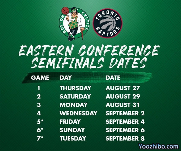 <a href=/lanqiujingsai/celtics/ target=_blank class=infotextkey>凯尔特人</a>vs<a href=/lanqiujingsai/raptors/ target=_blank class=infotextkey>猛龙</a>次轮对阵表出炉