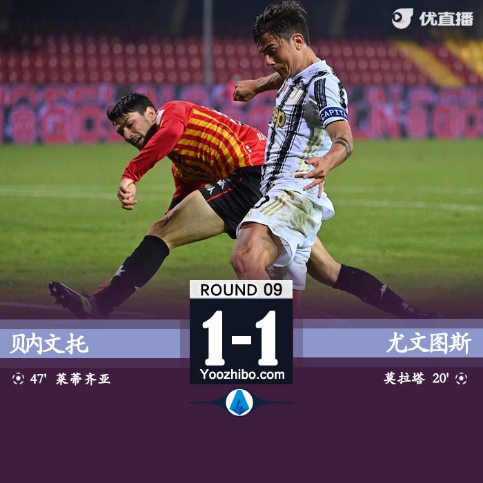 <a href=/zuqiujingsai/juventus/ target=_blank class=infotextkey>尤文图斯</a>1-1贝内文托
