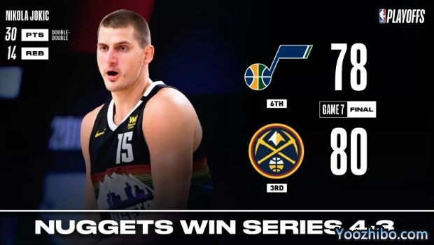 <a href=/lanqiujingsai/nuggets/ target=_blank class=infotextkey>掘金</a>险胜<a href=/lanqiujingsai/jazz/ target=_blank class=infotextkey>爵士</a>赢下抢七晋级！