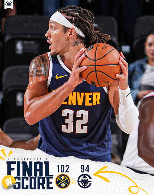 季前赛-快船不敌掘金 <a href=/suoyouqiuxing/lanqiujingsai/130.html target=_blank class=infotextkey>约基奇</a>12+9+6 伦纳德17分 哈登5+5+11