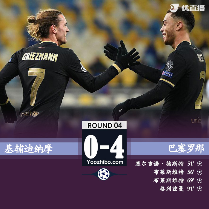 <a href=/zuqiujingsai/barcelona/ target=_blank class=infotextkey>巴萨</a>4-0基辅