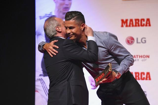 C罗与皇马和平分手,最终C罗和弗洛蒂伦诺关系也和解