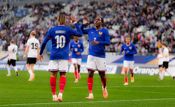 热刺双子星光芒四射！特尔与奥多贝尔引领法国U21展现领袖气质